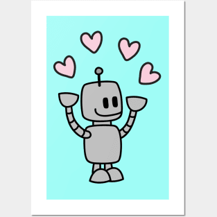 Robot Hearts Posters and Art